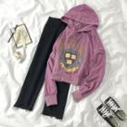Printed Hoodie / Straight-cut Jeans