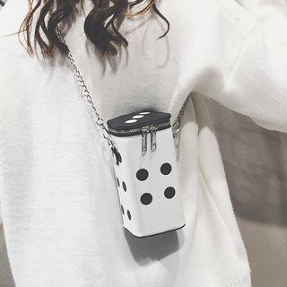 Chain Strap Dotted Crossbody Bag