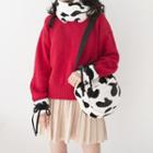 Cow Print Crossbody Bag As Shown In Figure - One Size