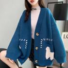 Llama Print Cardigan