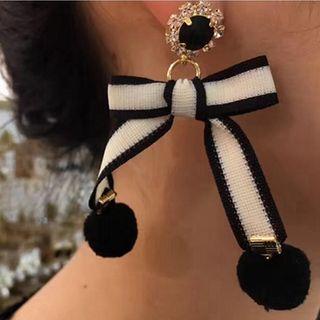 Bobble Bow Non-matching Earring