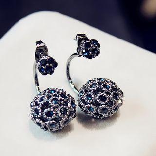 Rhinestone Ball Ear Jackets