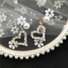 Rhinestone Ear Stud / Clip-on Earring