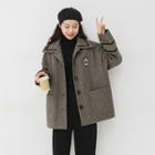 Badged Buttoned Jacket