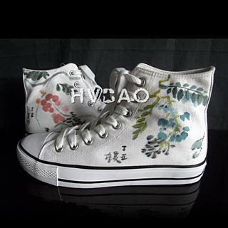 Wisteria High-top Canvas Sneakers