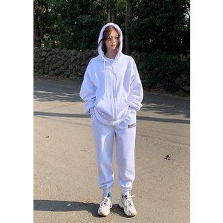 Fleece-lined Zip Hoodie (6 Colors)