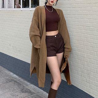 Long Cardigan / Sleeveless Top / Shorts