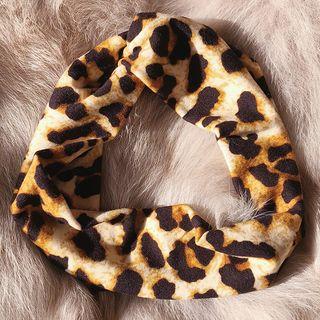 Leopard Print Criss Cross Headband Leopard - One Size
