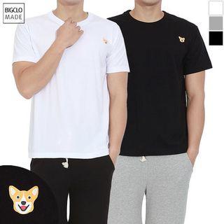 Puppy Print Short-sleeve T-shirt