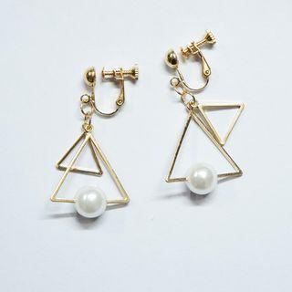 Triangle Drop Statement Earring