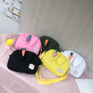 Carrot Pin Canvas Crossbody Bag