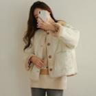 Faux-fur Lined Quilting Jacket