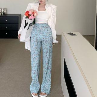 Plain Shirt / Tank Top / Wide Leg Pants