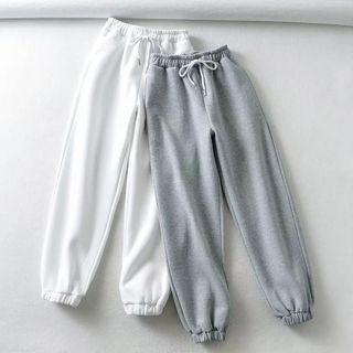 High Waist Cotton Sweatpants