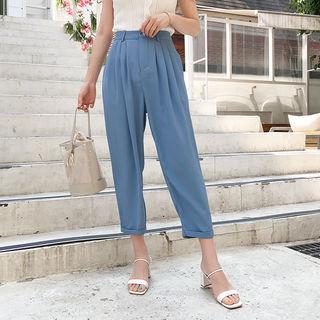 Pleated-front Pants