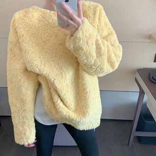 Fleece Sweatshirt Almond - One Size