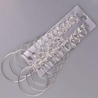 Hoop Earring (12 Pairs)