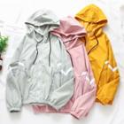 Panel Batwing-sleeve Trench Coat