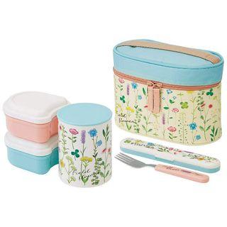 Field Flowers Thermal Lunch Box Set One Size