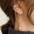 Star Ear Cuff Single - Gold - One Size