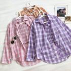 Set:color-block Plaid Tank Top + Plaid Long-sleeve Jacket