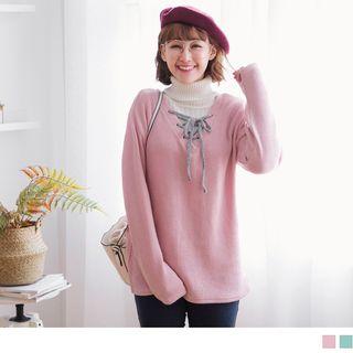 V-neck Lace Top Top