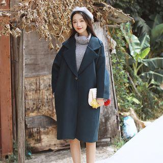 Loose-fit One-button Coat