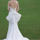 Strapless Bow-back A-line Wedding Dress