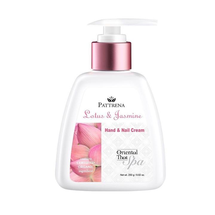 Pattrena - Oriental Thai Spa Hand & Nail Cream Lotus & Jasmine 250g