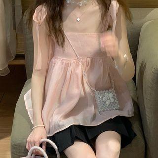 Flowy Camisole Top Pink - One Size