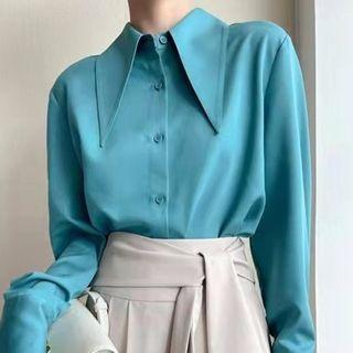 Long-sleeve Chelsea Collar Shirt