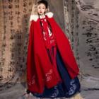 Long-sleeve Traditional Chinese Dress / Cape Coat