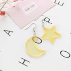 Star Moon Drop Earring