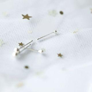999 Sterling Silver Mini Stud Earring