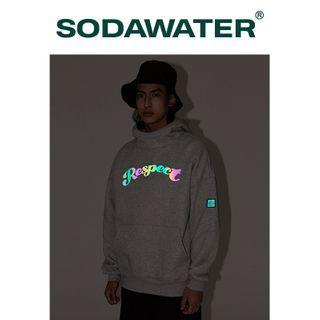 Reflective Drop-shoulder Hoodie