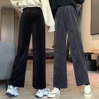 Chenille Straight Leg Pants
