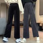 Chenille Straight Leg Pants