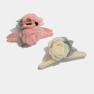 Rose Lace Hair Clamp