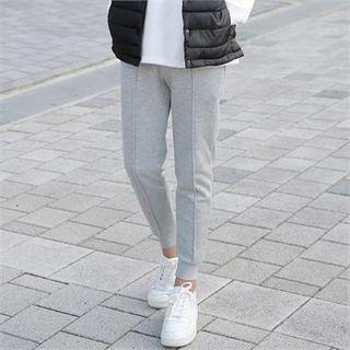 Seam-trim Fleece-lined Jogger Pants In 2 Lengths