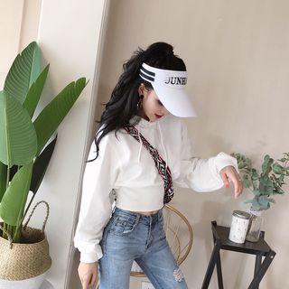 Puff Sleeve Hoodie / Distressed Skinny Jeans