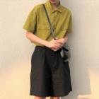 Pocketed Short-sleeve Shirt / Shorts