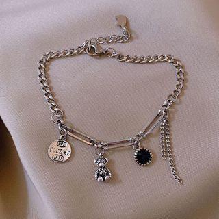 Alloy Bear Bracelet 1 Piece - As Shown In Figure - One Size
