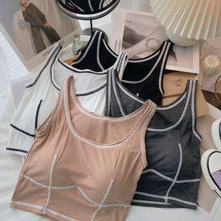 Two-tone Padded Tank Top