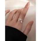 Sterling Silver Star Ring Silver - One Size