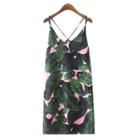 Strappy Printed A-line Dress