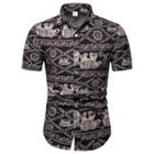 Short-sleeve Elephant Print Shirt