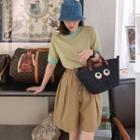 Band-waist Cargo Short Pants