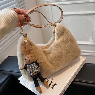 Fluffy Crossbody Bag / Bag Charm / Set