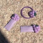 Grape Hair Tie / Hair Clip