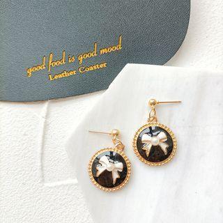 Bow Glaze Dangle Earring